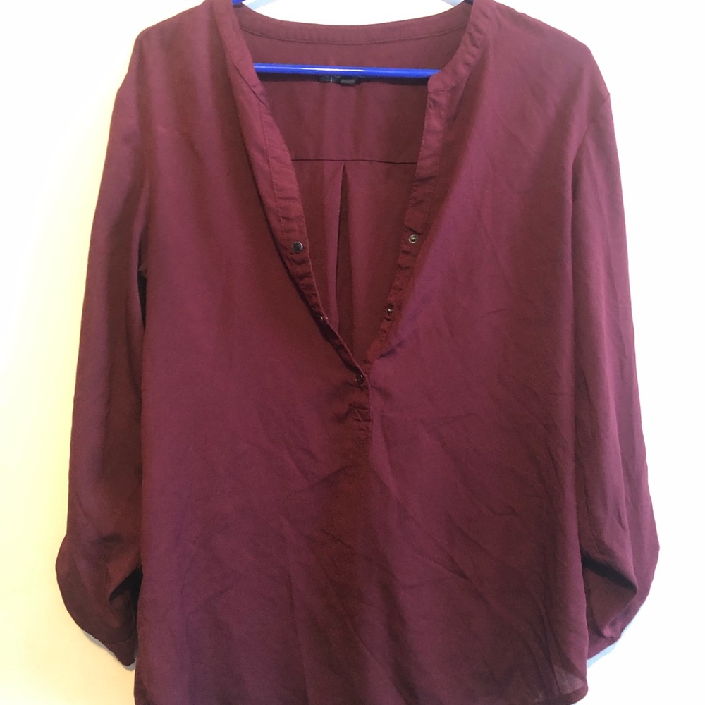 Adrianna Papell long sleeve blouse